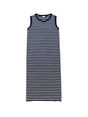 NWT Kule The Tank Dress, Navy/Cream, XL